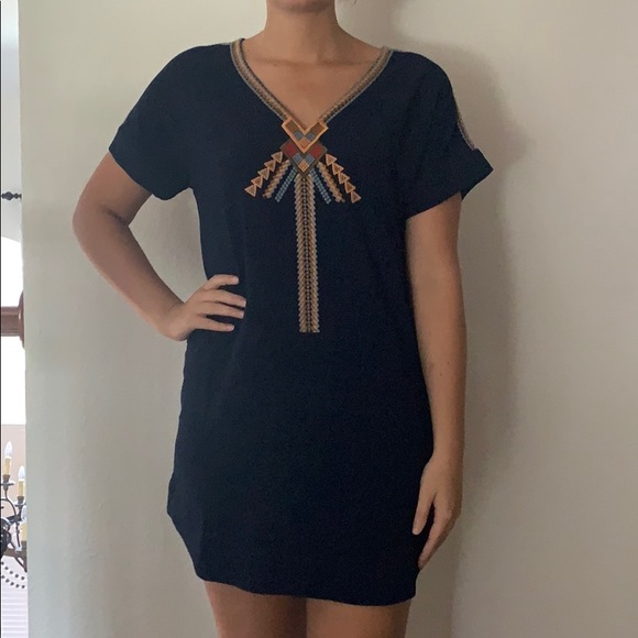 Sugar + lips navy blue tunic - Picture 2 of 2